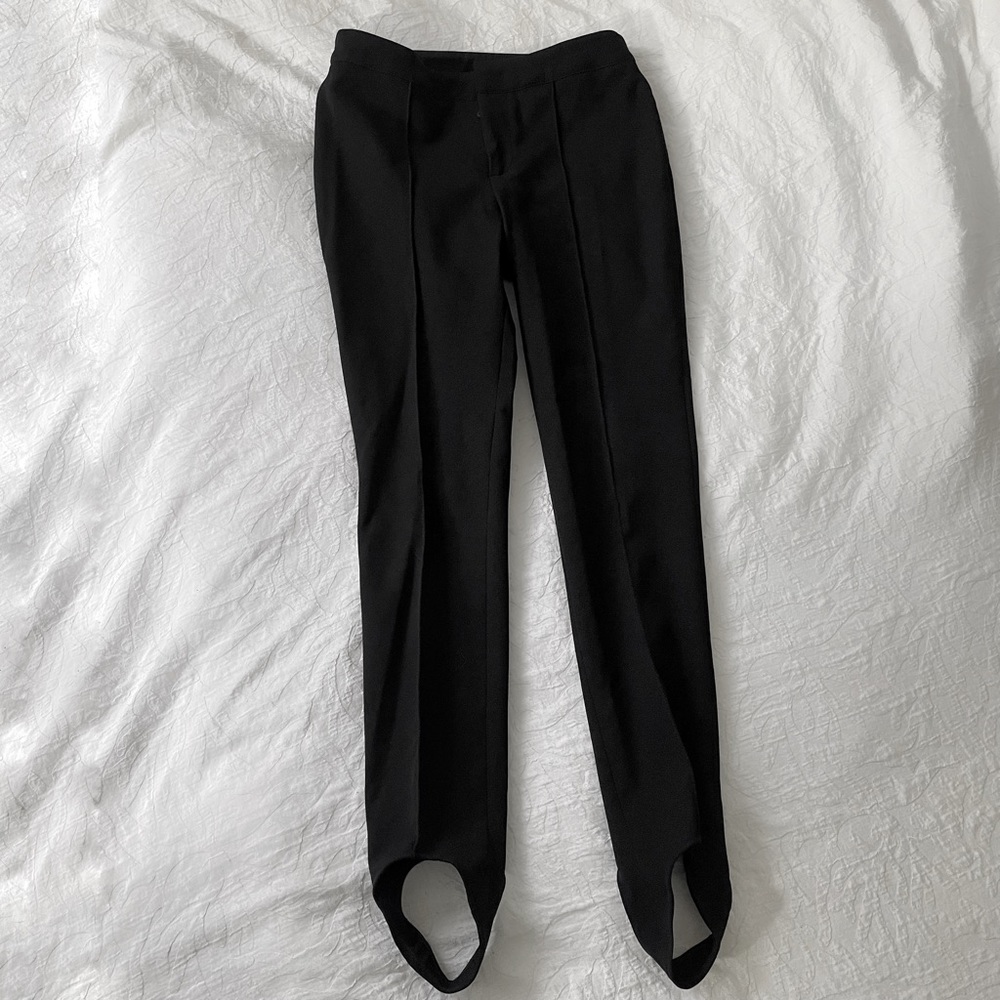 Moncler Grenoble Sportivo Stirrup Tech Twill Ski Pants Leggings IT 42 US 6